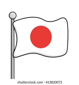 Japan flag.