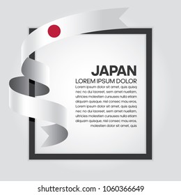 Japan flag background