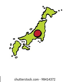 japan flag illustration