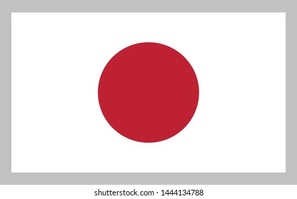 Japan Flag illustration vector design