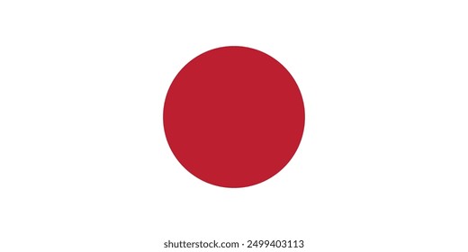 Japan flag.art and illustrator.independence day.vector .poster.banner .simple flag,flat design