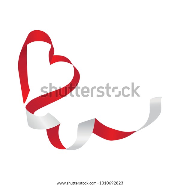 Japan Flag Ribbons On White Background Stock Vector (Royalty Free ...