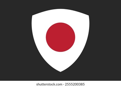 Japan flag sign, Japan flag vector graphic, Japan country flag is a symbol of freedom, National Japan flag, vector illustration
