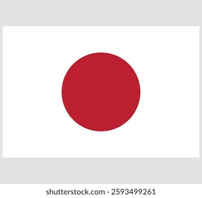 Japan Flag Vector Design , Japan Country Flag
