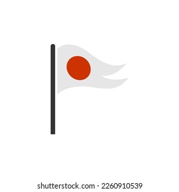 Japan flags icon set, Japan independence day icon set vector sign symbol
