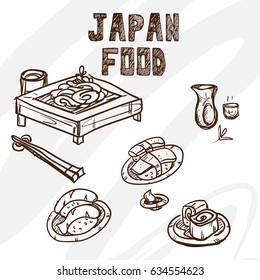 japan food sushi noodle sake zaru soba 