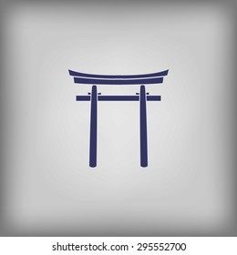 Japan gate - culture icon 