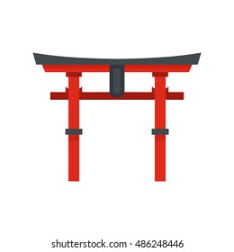 Torii Gate Icon Japan Gate Vector Stock Vector (Royalty Free) 1781604476