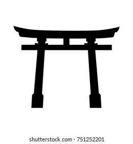 Japan Gate. Torii Gate Icon