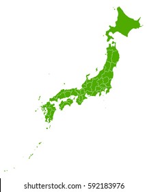 japan green map