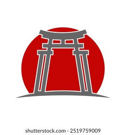 Modelo de design de imagem de ícone do Japão