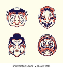 japan icon set vector illustration
