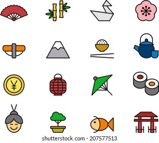 Japan icons