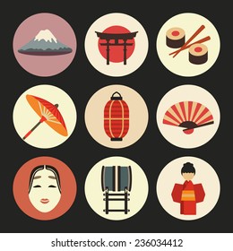 Japan icons