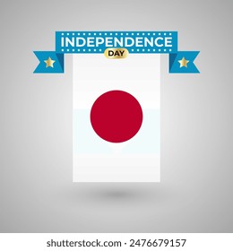 Japan Independence Day Flag Banner