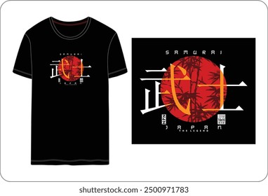 Japan the Legend, typographic Vector design illustration t shirt printing
