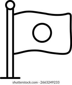 Illustrationsvektor für Japanische Linien