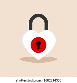 japan lockdown love symbol. Coronavirus pandemic puts japan on lockdown with isolated background.