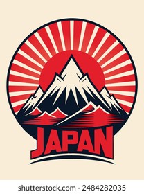 Japan Logo Vintage for your design Tshirt or apparel