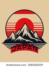 Japan Logo Vintage for your design Tshirt or apparel