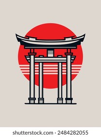 Japan Logo Vintage for your design Tshirt or apparel