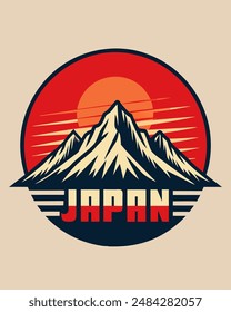 Japan Logo Vintage for your design Tshirt or apparel