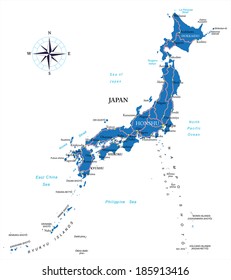 Japan map