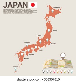 Japan map