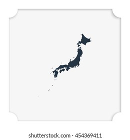 Japan map.