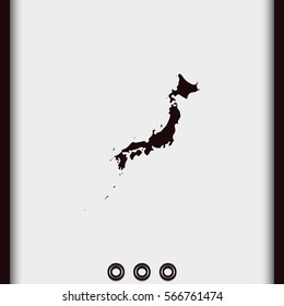 Japan map.