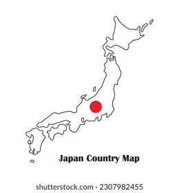 Japanische Karte Symbol, Vektorgrafik Symbol Design