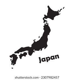 japan map icon vector illustration symbol design
