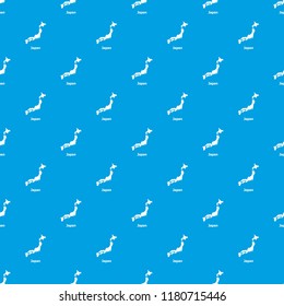 Japan map pattern vector seamless blue repeat for any use