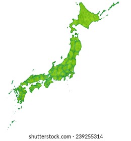 Japan map prefectures