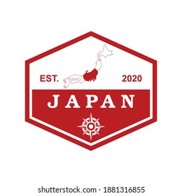 Japan Map Vector , Asia Logo