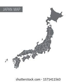 シンプル 日本地図 のイラスト素材 画像 ベクター画像 Shutterstock