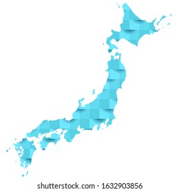 Japan Map Wallpaper Square Icon