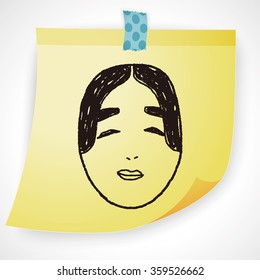 japan mask doodle