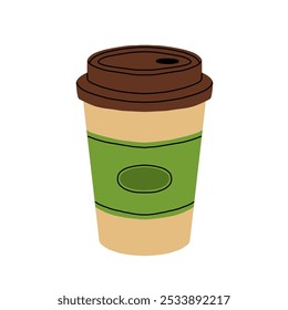 Japan matcha latte set. Flat cartoon illustration of matcha drinks. Matcha latte with foam art, heart, rabbit, flower. Green matcha in various cups.