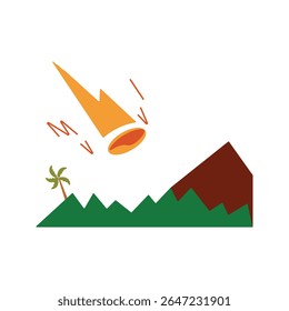Japan Mount Fuji Colorful Animation 