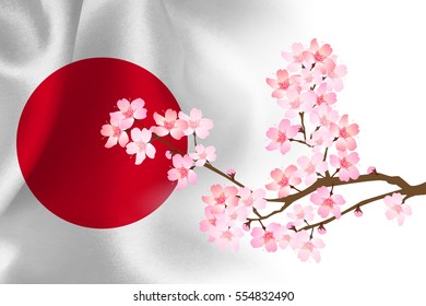  Japan national flag background