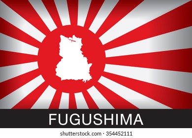 Japan Navy Flag
An Navy Flag Japan with red background and message, Fukushima and map, vector art image illustration