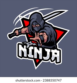 JAPAN NINJA MASCOT LOGO TEMPLATE