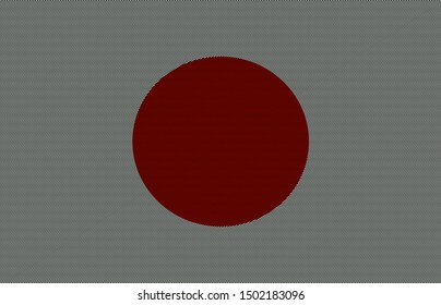 japan original flag. vector background