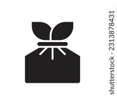 Japan Package Filled Icon Vector Illustration