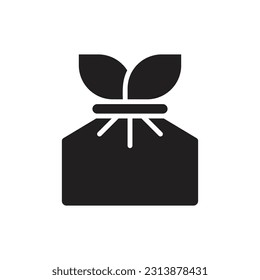 Japan Package Filled Icon Vector Illustration