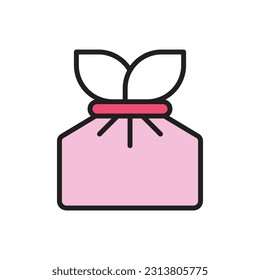Japan Package Icon Vector Illustration