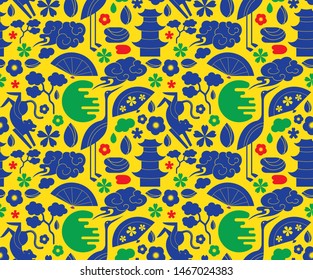 Japan pattern seamless design graphic