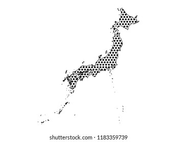 Japan Pixel Map