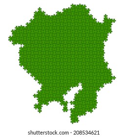 Japan, prefectures map